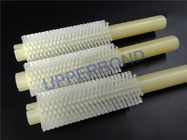 Dimensioni personalizzate Macchine per tabacco Ricambi Bianco di plastica spazzole di nylon personalizzate