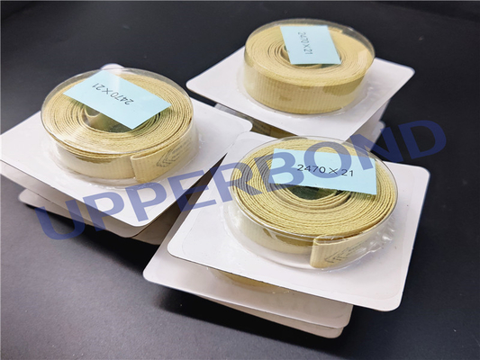 comprare Il Kevlar 100% Garniture ha migliorato il nastro di Garniture per tabacco che trasporta l'estensibilità bassa fabbricazione online