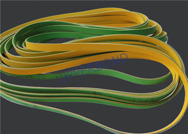 comprare Giallo piano di verde delle cinghie di trasporto di energia dei pezzi di ricambio del macchinario del tabacco MK9 fabbricazione online