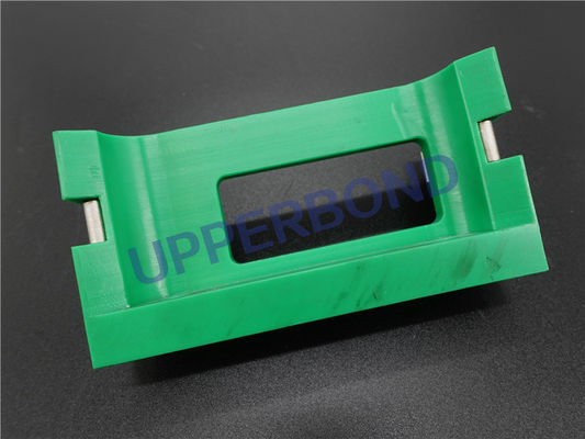 comprare La staffa di fonderia di colore verde ha personalizzato i pezzi di ricambio del recipiente di plastica per il creatore di sigaretta fabbricazione online