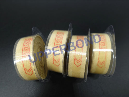 Un nastro da 18 * 3505 millimetri Aramid Garniture con colla per la macchina della sigaretta MK9